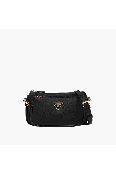 Guess حقيبة كروس بودي من نويلا بحزام قابل للتعديل