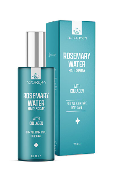Naturagen Rosemary Water Hair Sprey 2X100ml - Kolajenli Saç Toniği-%100 Doğal Biberiye Mayalı