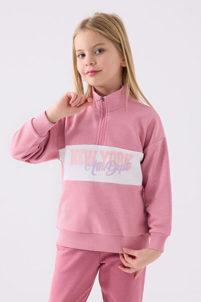 Rolypoly Girl's Pink Tracksuit Set
