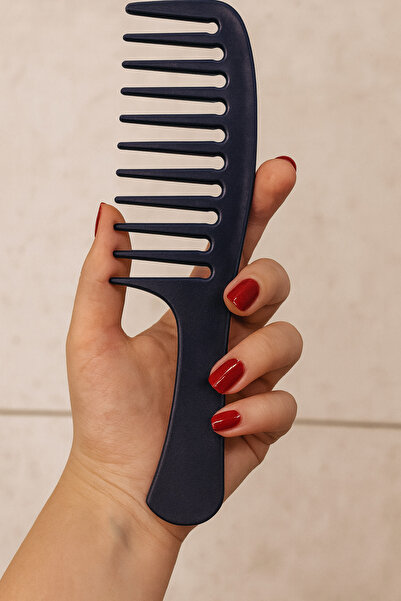 monalisatoka Siyah Geniş Dişli Saç Şekillendirici Tarak