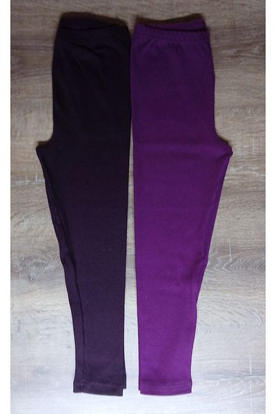 Fun Kids 2-Pack Ribbed Camisole Children's Leggings 7-8 Years