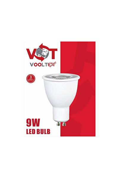 Vooltex فولتكس 3 لمبات LED غرز 9 واط لون اصفر