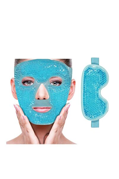COOYA Cold Face Eye Mask Ice Pack Reduce Face Puff,Dark Circles,Gel Beads Hot Heat Cold Compress Pack,Face