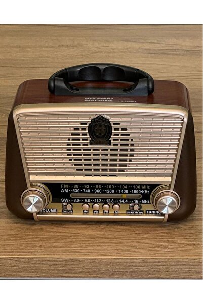 Genel Markalar HS-1600 BT (Fenerli+USB+Bluetooth) Nostaljik FM Radyo