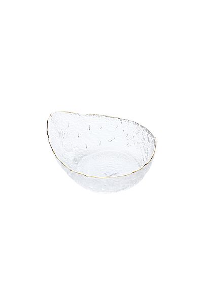 Shuer 8 inch Nordic Glass Fruit Plate With Phnom Penh Water Drop Plate