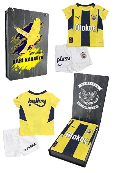 Fenerbahçe Original Licensed 24/25 Stick Mini Jersey Set with Gift Wooden Box