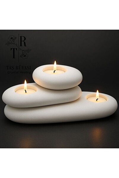TAŞ RÜYASI Modern Zen Mumluk 3'lü Set