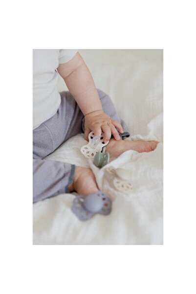 Bibs Suzeta Infinity, Silicon, Tetina Simetrica, 6 Luni +, Sage