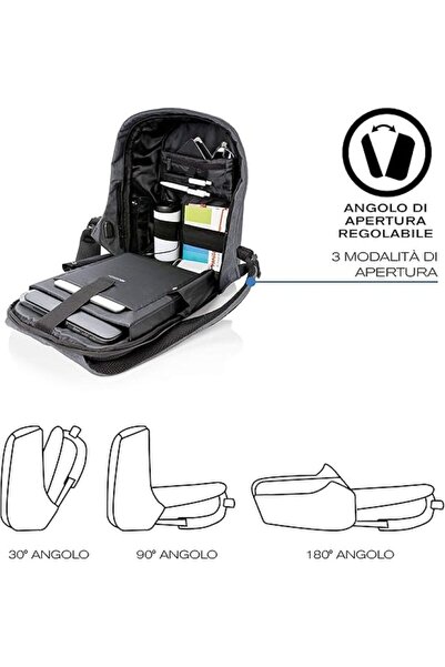 XD Design XDDesign Bobby Compact Print Anti-Theft Laptop Backpack w/USB port (Unisex bag)