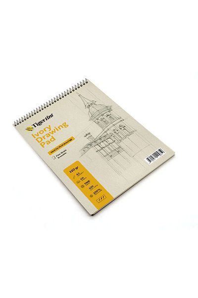 Tigertint Sketchbook with Spiral from the Top Ivory 120 Gr A3 40 Sheets