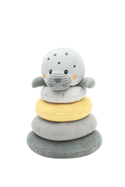 Kikka Boo Piramida de stivuit pentru bebelusi KikkaBoo Seally din plus,cu 4 i...