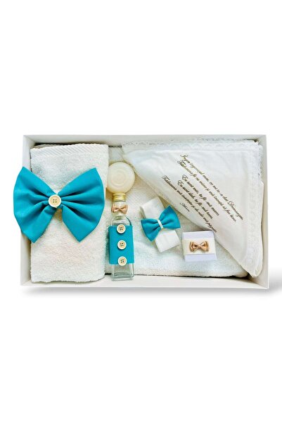 KidsMagazin Trusou pentru botez cu elemente turqaz
