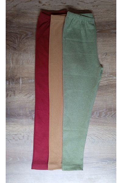 Fun Kids Ribbed Flexible 3-Piece Children's Tights Children's Tights Single Bottom