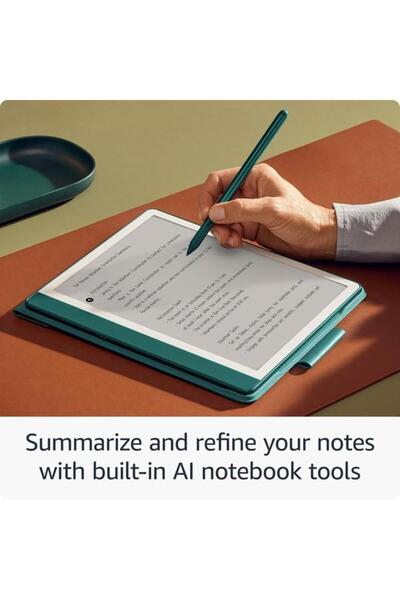 Amazon Kindle Scribe 2024, ecran tactil premium cu 32 GB, 10.2", fără strălucire, 300 ppi, Wi-Fi, USB-C (gri)