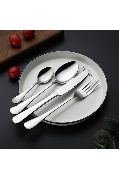 Sunhome 4-Piece Stainless Steel Cutlery Set Silver