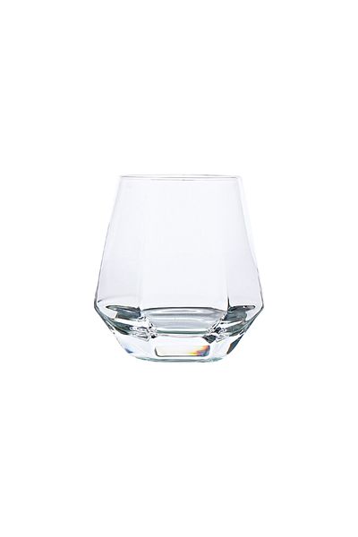 Shuer Creative Hexagonal Diamond Glass Water Cup