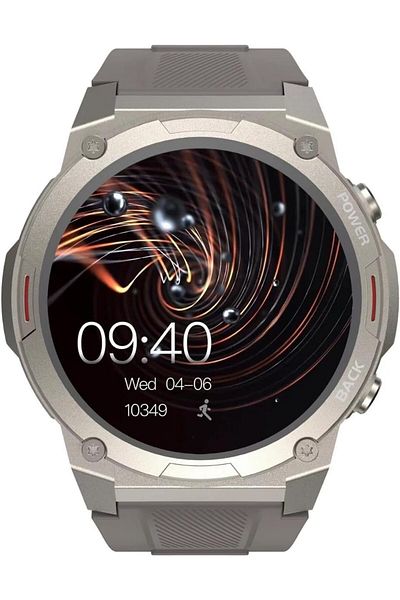 HiFuture FutureGo MIX2 Bluetooth Calling Smartwatch, Fitness Tracking, Long Battery Life,- Grey
