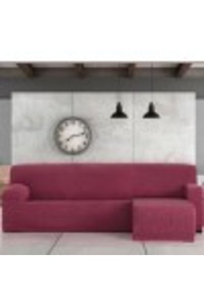 eysa Elastic Cover for Right Corner Sofa, Short Arm, Troya, C/8 Bordo