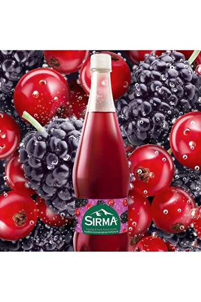Sırma B Vitaminli Karadut & Frenk Üzümü Aromalı Doğal Maden Suyu 1 Lt X 6 Adet