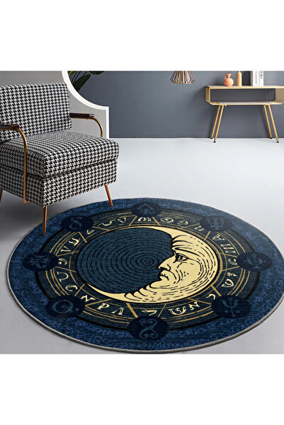 sharpdo Rugs living room Circular classic element carpet120*120cm