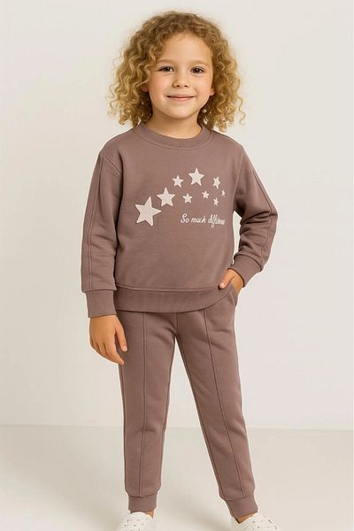 My Hanne Star Printed Girl's Suit 20452