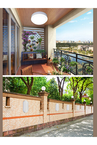 luxshome Modern 30W Yuvarlak LED Tavan Işığı, Bölme Lambası, Salon, Balkon, Koridor, Banyo Aydınlatma 6500K