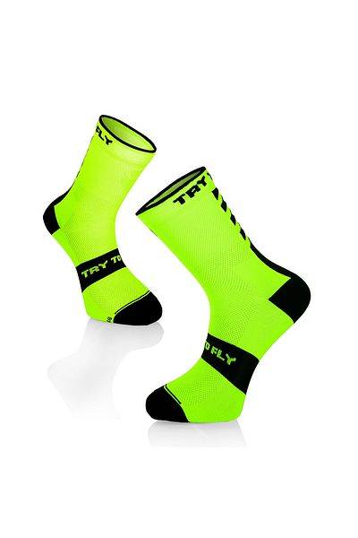 Try to Fly Cycling socks CYCLING SOCKS Fluo Yellow