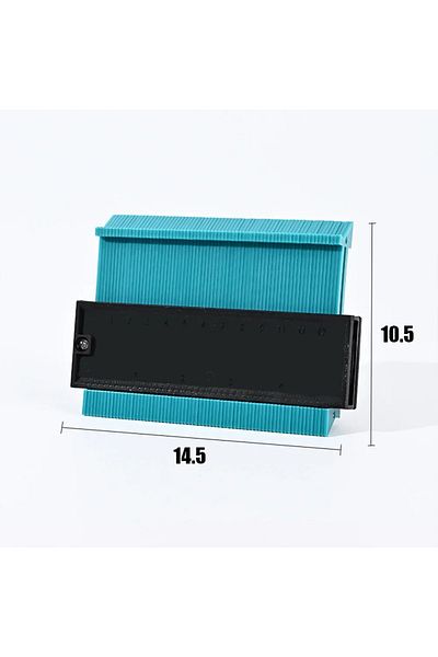 choice2 1 PCS 5 Inch Green 1-3PCS Contour Gauge Shaping Construction Measuring instrument Marking template C