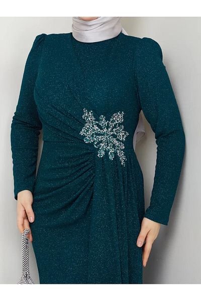 S7V7N EXCLUSIVE Tesettür Evening Dress Gözdem