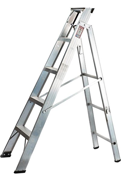 Zamil Aluminum Home Ladder – Strong & Lightweight with Non-Slip Rubber Steps ...