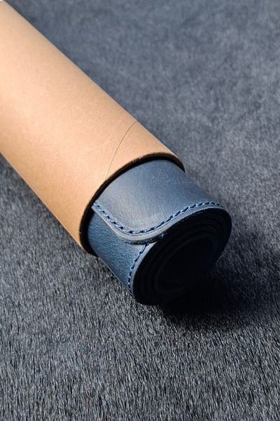 MAT Deri Blue Real Leather Desk Mat 60 X 35 cm Gamer Mouse Pad Genuine Leather Laptop Computer Mat