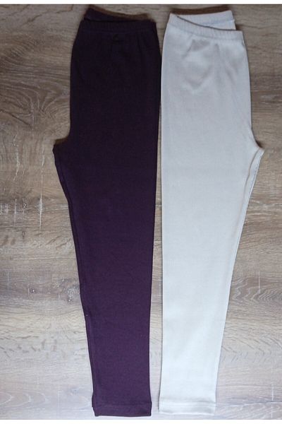 Fun Kids 2-Pack Ribbed Camisole Children's Leggings 7-8 Years