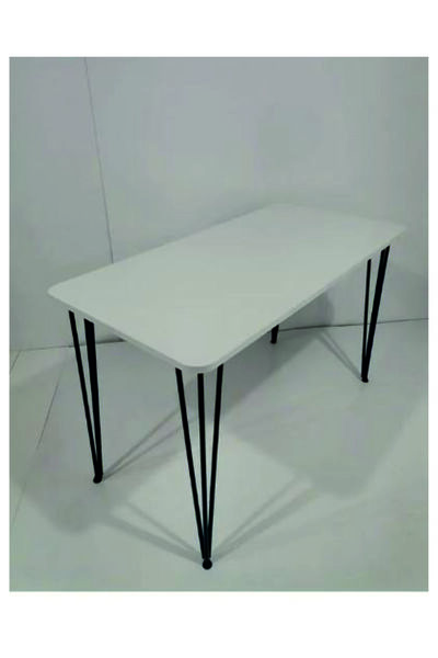 dedeler dekor 60×120 Metal Ayaklı Masa Mutfak Masası Çalışma Masası Bilgisaya...