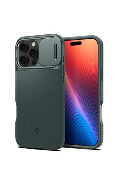 Spigen Carcasă MagSafe pentru Apple iPhone 16 Pro Max, Spigen, OPTIK ARMOR, V...