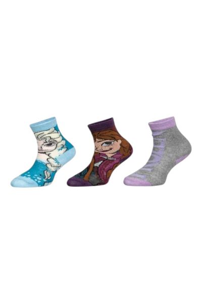 Frozen Set of 3 pairs of children's socks, multicolor, 27-30, Frozen, Disney