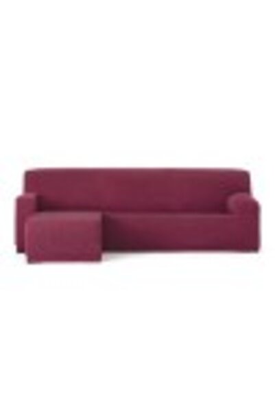 eysa Elastic Cover for Left Corner Sofa, Short Arm, Troya, C/8 Bordo