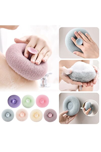 Kiesa شفط كأس حمام منشفة الجسم فرشاة تدليك حمام إسفنجة حمام ناعمة سريعة الرغوة