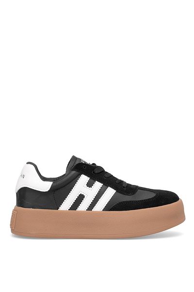 Lufian 121230050 Mira Women's Genuine Leather Classic Sneaker Black