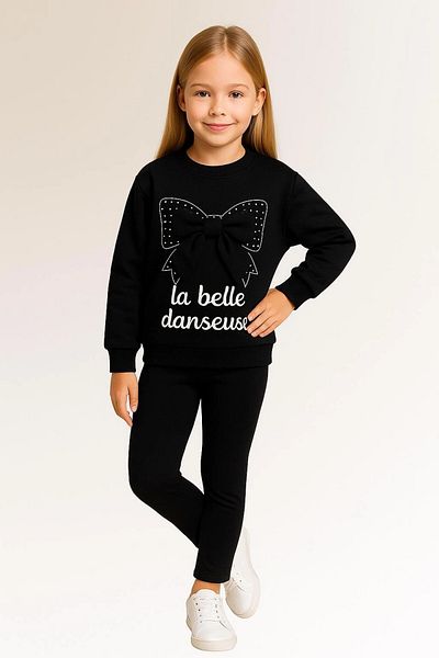 My Hanne Girl's Suit with Bow Accessories 20451