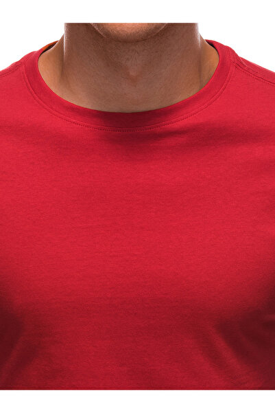 Edoti Herren Longsleeve ohne Aufdruck EM-LSBL-0103 - rot