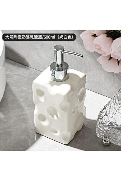 Generic Luxury Ceramic Hand Soap Bottle, High End Shower Gel Filling Bottle, Empty Shampoo Bottle, Dis