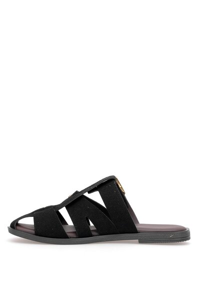 Ayakkabı Fuarı Elite Btss03 Women's Flat Slippers Black