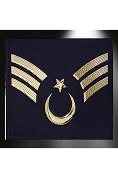 ÇUKUROVA ÜTÜ Jandarma Asayiş Yelek İçin Minyatür Astsubay Kıdemli Çvş. 3D Pla...