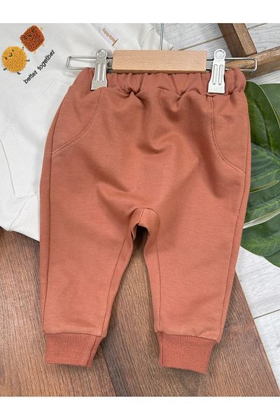 Kids Kingdom Cotton Hooded Embroidered 2-Piece Baby Boy Set
