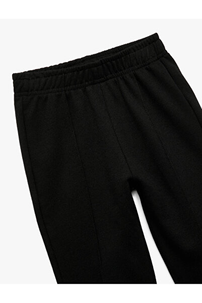 Koton Beli Lastikli Şardonlu Basic Jogger Eşofman Altı