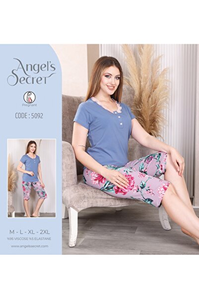 Angels Secret Büyük Beden Kapri Takım