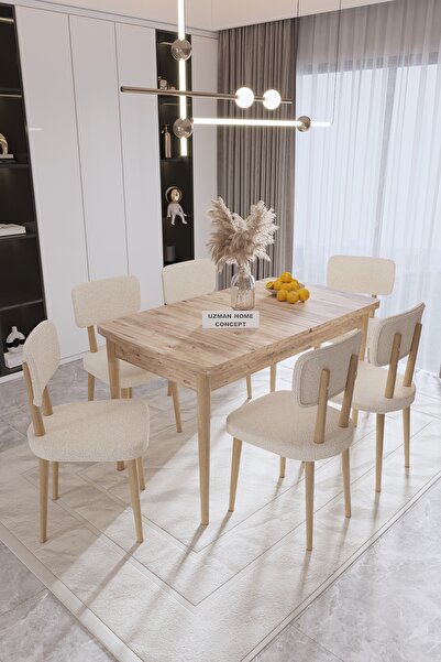 UZMHOME Sofia Mutfak Masa Takımı,Mutfak Masası,Yemek Masası,Masa Takımı Açıla...