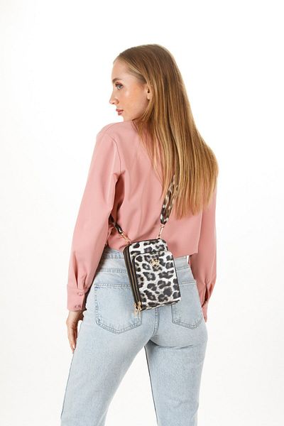 Newish Women's Leopard Bella Hand and Shoulder Bag