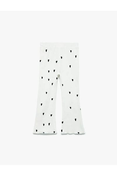 Koton Cotton Heart Printed Camisole Spanish Leggings