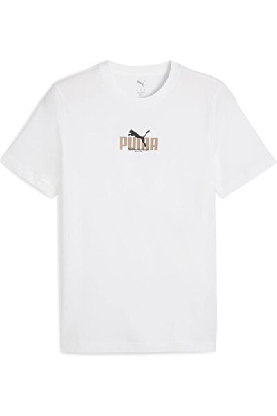 Puma Γραφικό μπλουζάκι λευκό ανδρικό μπλουζάκι 688032-02